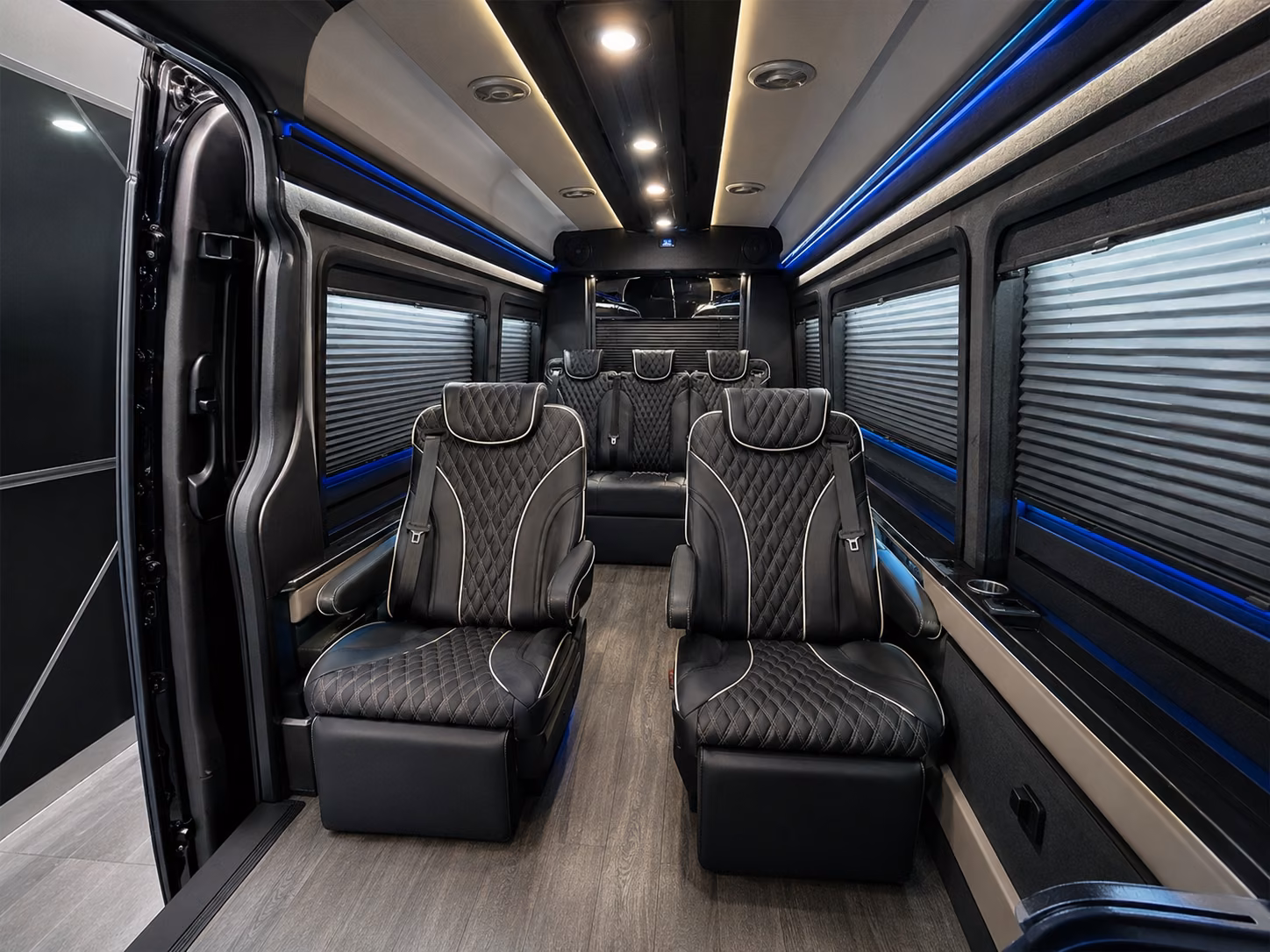 instead of five cars one bus for travis afb and military group travel