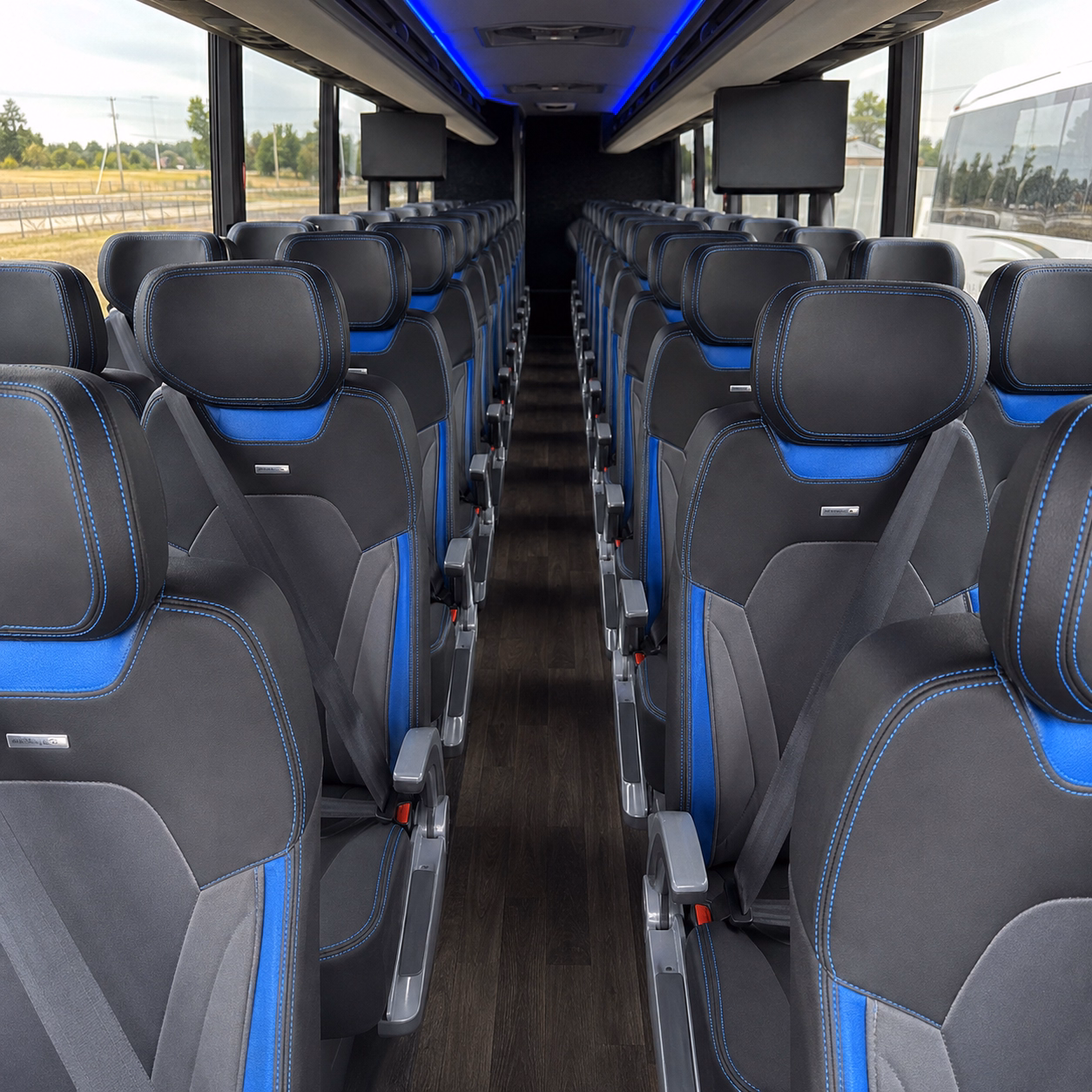 vacaville corporate event transportation onboard seating